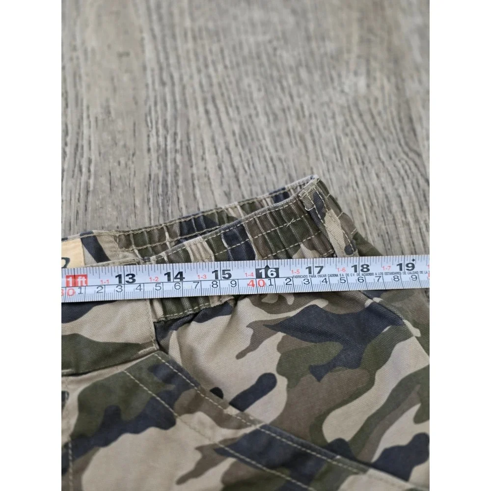 Redhead Mens Cargo Shorts Gray Camo 6 Pocket Outdoors 38